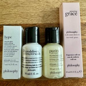 Philosophy Brand Skincare Pack NIB With Travel Case